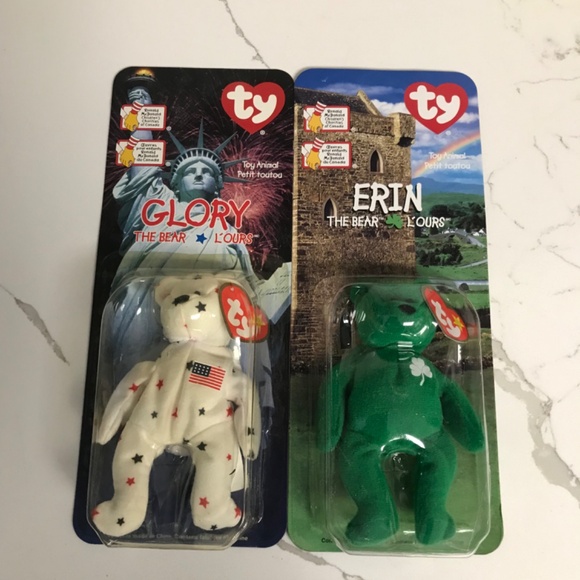 Vintage TY McDonalds Beanie Babies Collectible Plush Bears 1999 Set of 4 NIB - Picture 4 of 4